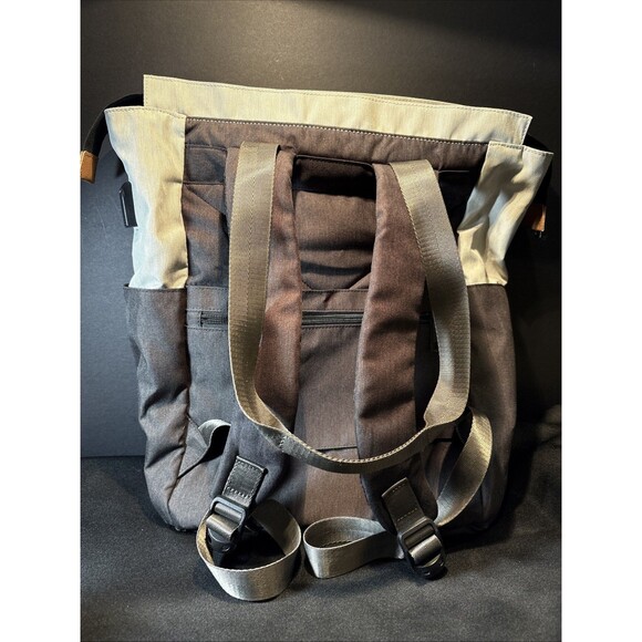 New Orvilly Laptop Tote Backpack Purse for Women Light & Dark Gray Great Bag - Picture 2 of 16